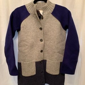 NWT Jcrew Girls Wool/Fleece Lined Coat
